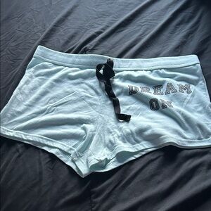 Bobbie Brooks Light Blue Pajama Shorts with Dream On Print